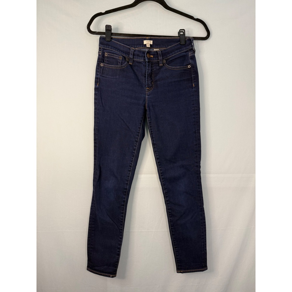 J. Crew Skinny Jeans Womens 26/28 Dark Wash Indigo Stretch‎ Denim C9176